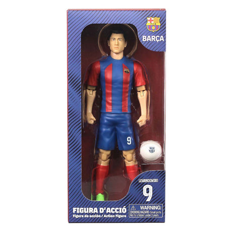 Figura de fútbol Sockers FC Barcelona Robert Lewandowski, 20cm