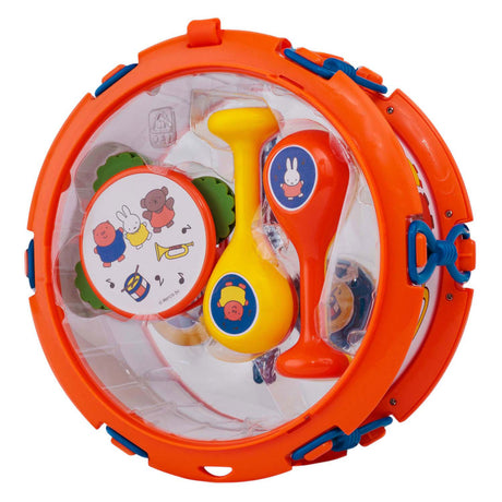 Rubo Toys Set de música Miffy - pandereta - tambor - claquetas - maracas - instrumentos de juguete