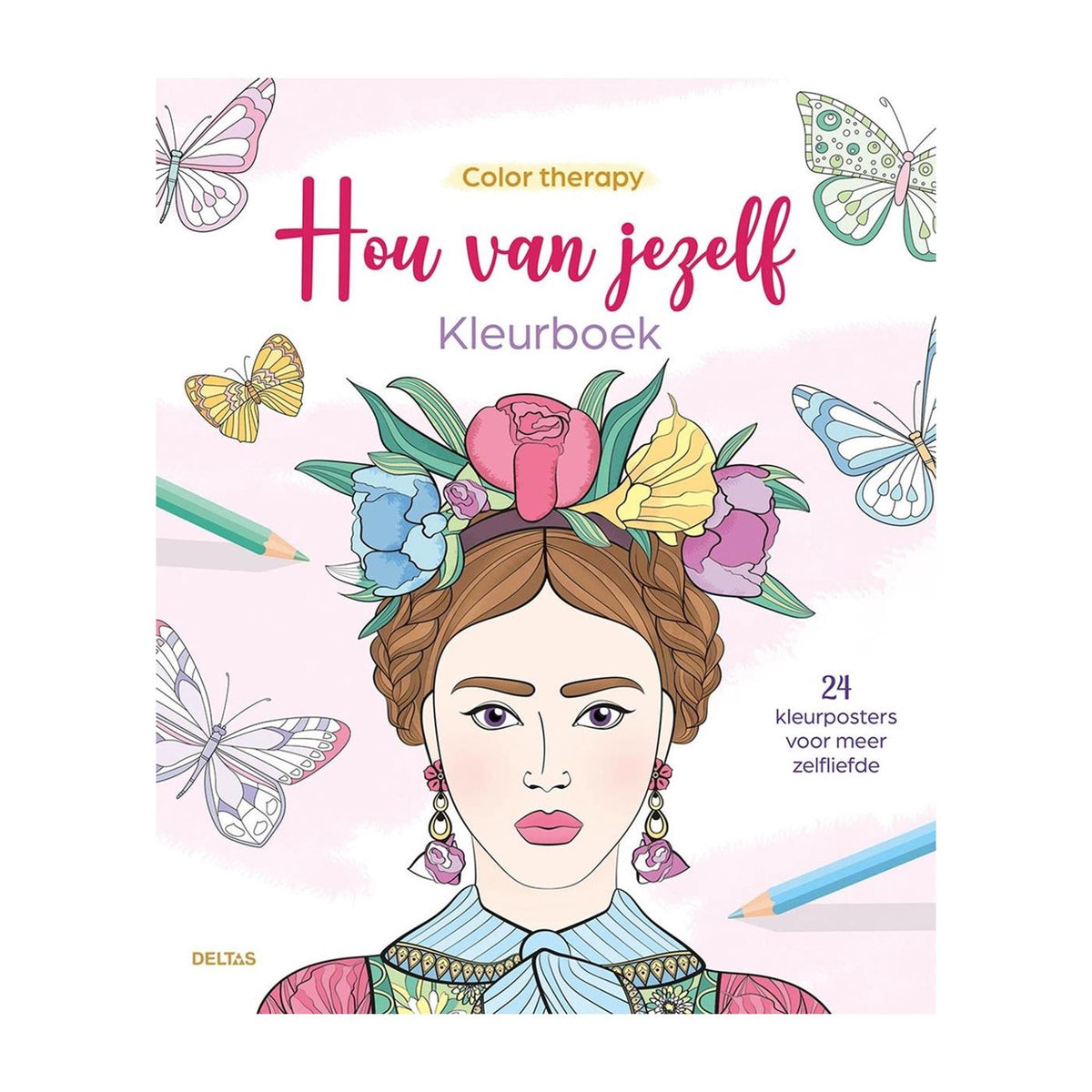 Libro para colorear Deltas cromoterapia ámate a ti mismo