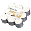 Bolsius true fragrances velas de té perfumadas vainilla 4 horas 18 piezas