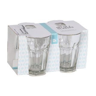 Excelente juego de vasos para beber para el hogar, 4 piezas, 36 cl.