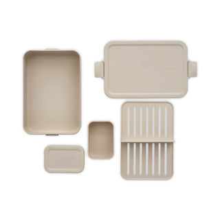 Brabantia make take bento lunch box panera - incluida caja bento - grande - plástico - beige suave