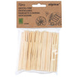 Tenedor cóctel 72 piezas bambú | 4 piezas
