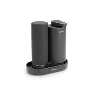 Brabantia set dispensador de jabón estilo fregadero - mineral infinito gris