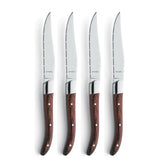 Cuchillos para carne Amefa Royal Steak 4 piezas granate marrón