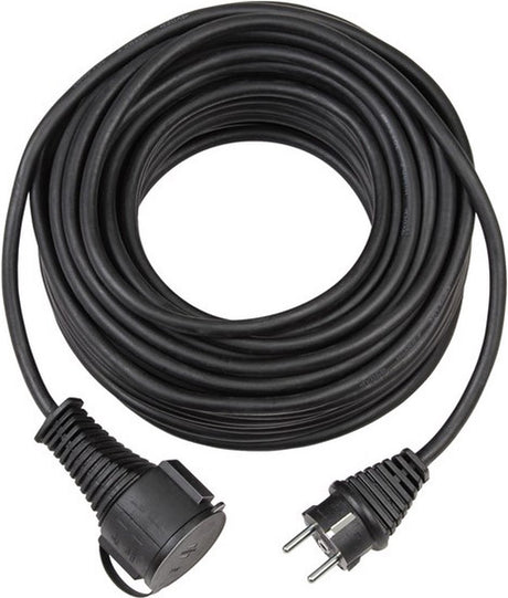 Cable de extensión Brennerstuhl para obras de construcción ip44 10m negro h07rn-f 3g2.5
