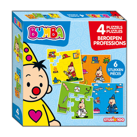 Profesiones de rompecabezas de Bumba, 4 en 1