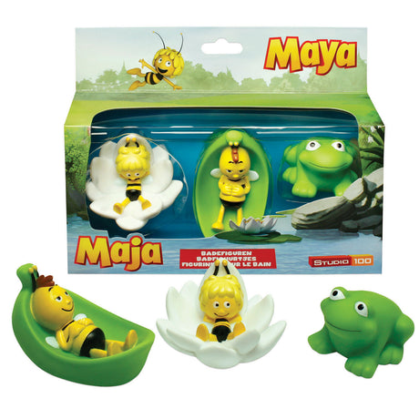 Figuras de baño abeja maya, 3 uds.