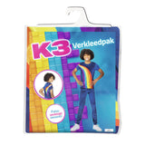 Ropa de vestir K3 - traje de vestir azul arcoiris 6 8 años - talla 134