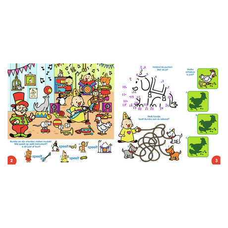Libro de actividades y búsqueda de Studio 100 Bumba