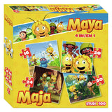 Rompecabezas de la Abeja Maya, 4 en 1