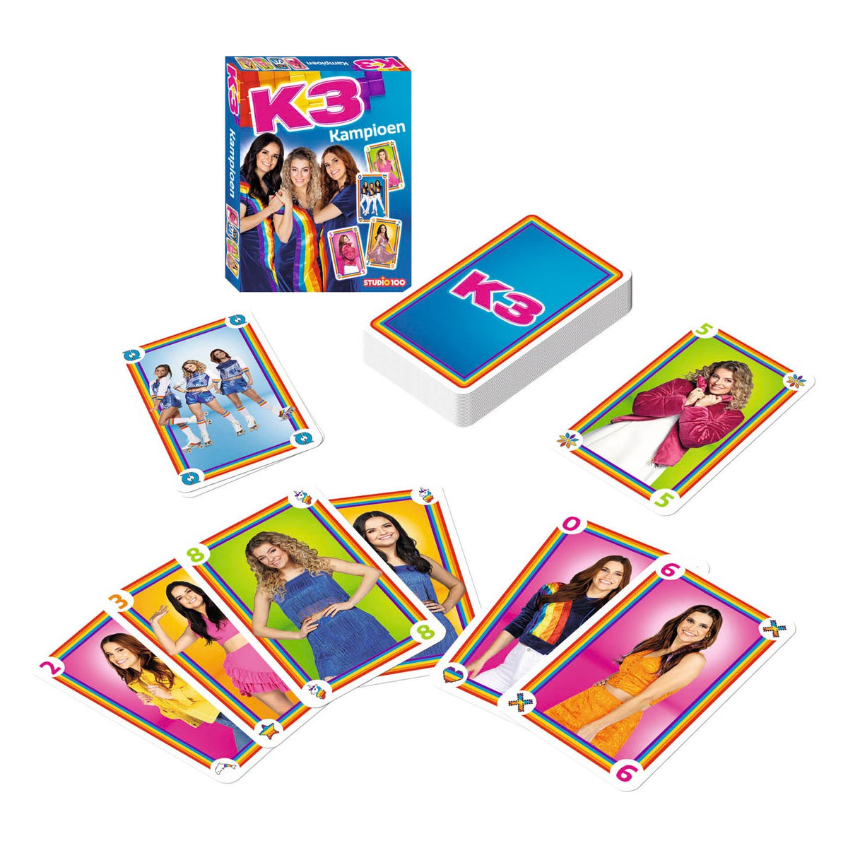Juego de cartas K3 - campeón - con 55 cartas