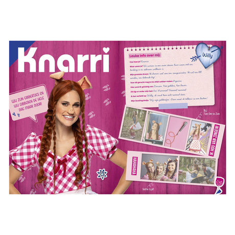 Studio 100 k3: fan book de 3 lechones con pegatinas