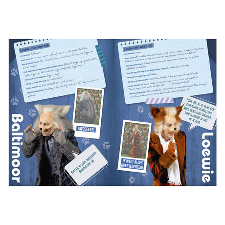 Studio 100 k3: fan book de 3 lechones con pegatinas