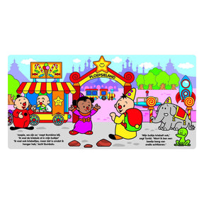 Libro de cartón de Studio 100 Bumba con flaps parque de atracciones
