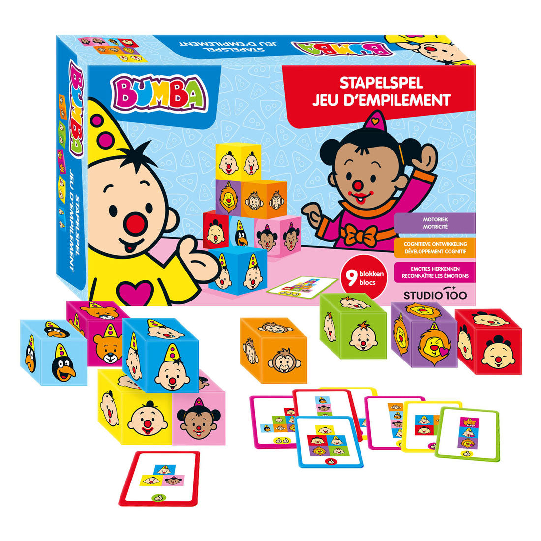 Studio 100 bumba juego de apilar emociones
