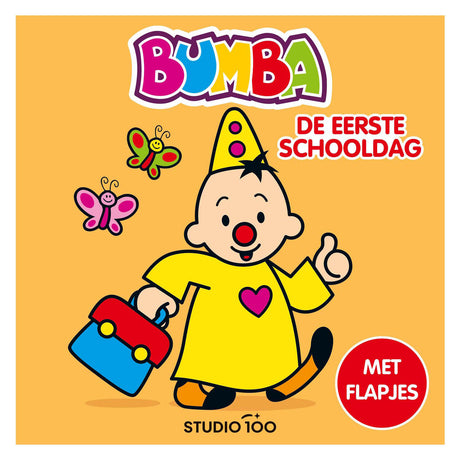 Libro de cartón con solapas Studio 100 Bumba - el primer día de clases