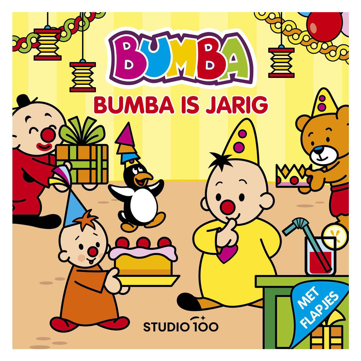 Libro de cartón con solapas Studio 100 Bumba: es el cumpleaños de Bumba