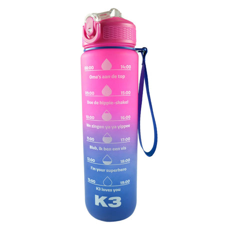 Botella motivacional Studio 100 k3 1l