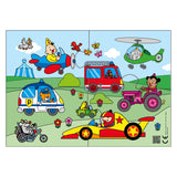 Rompecabezas Bumba vroom vroom - 4 piezas