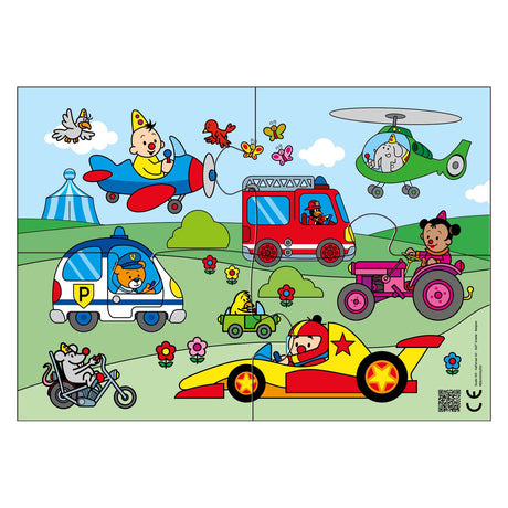 Rompecabezas Bumba vroom vroom - 4 piezas
