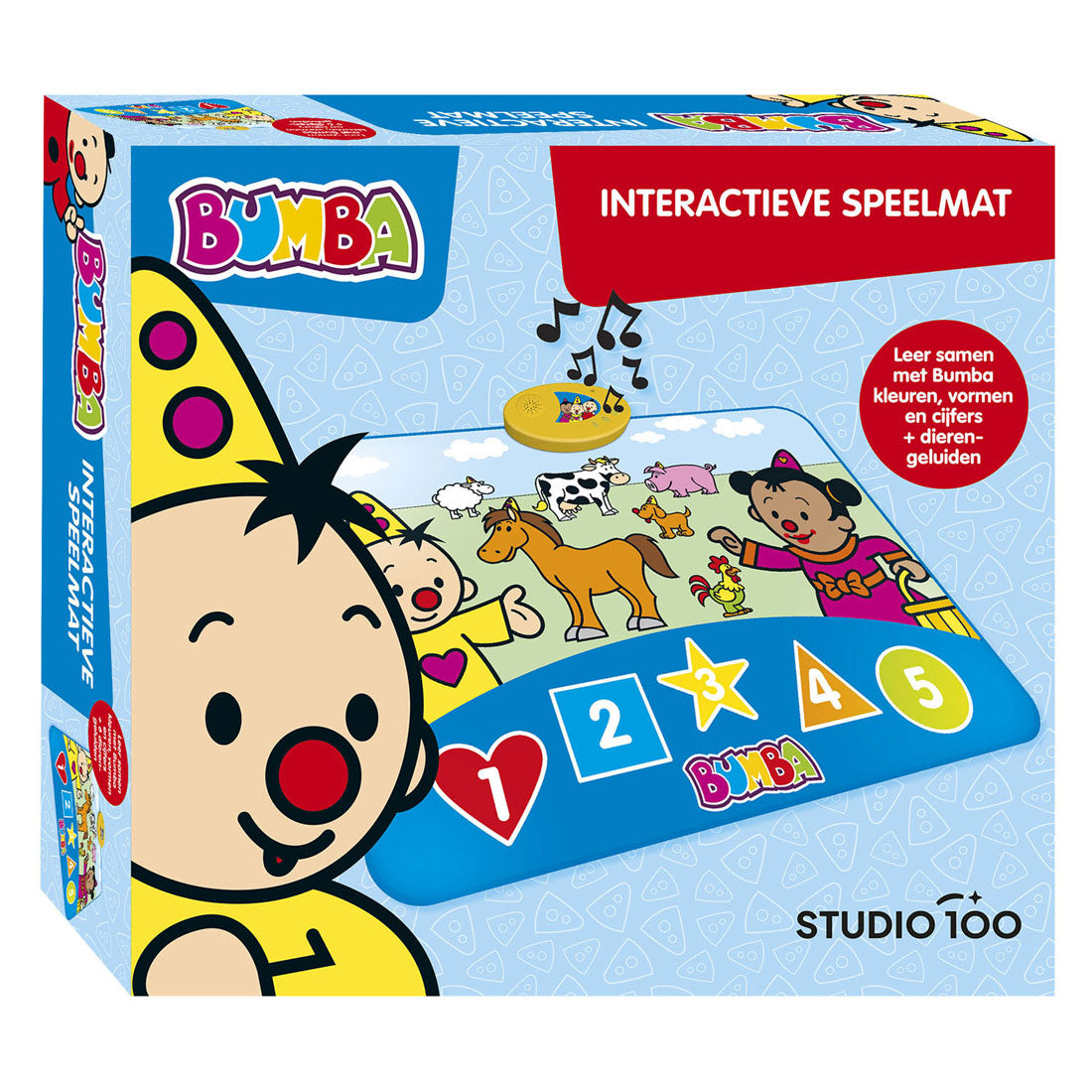 Alfombra de juego interactiva Bumba - animales