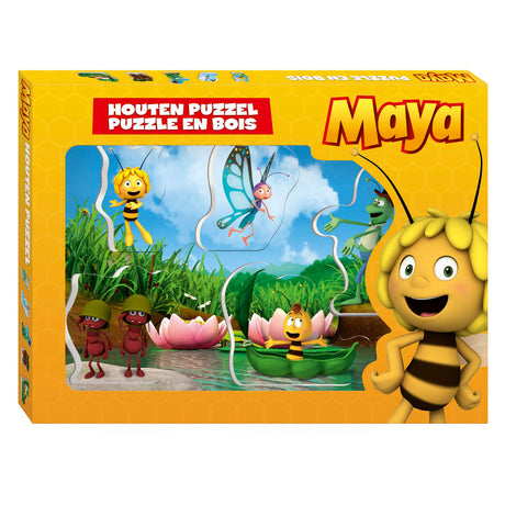 Puzzle de madera maya Studio 100 con piezas gruesas - tamaño A4