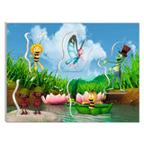 Puzzle de madera maya Studio 100 con piezas gruesas - tamaño A4