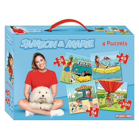 Puzzle Samson Marie - Puzzle 4 en 1 - 36 49 64 100 piezas
