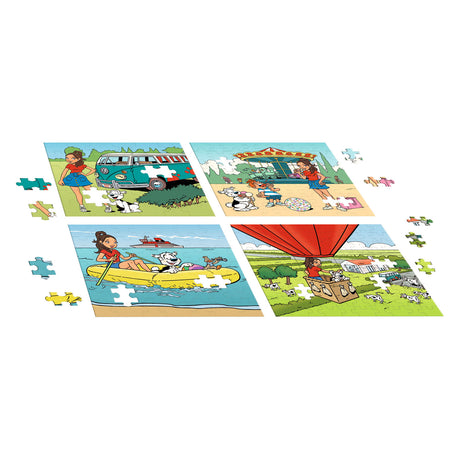 Puzzle Samson Marie - Puzzle 4 en 1 - 36 49 64 100 piezas