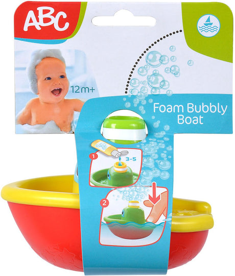 Barco de juguete ABC para baño de burbujas, juguetes de baño coloridos.