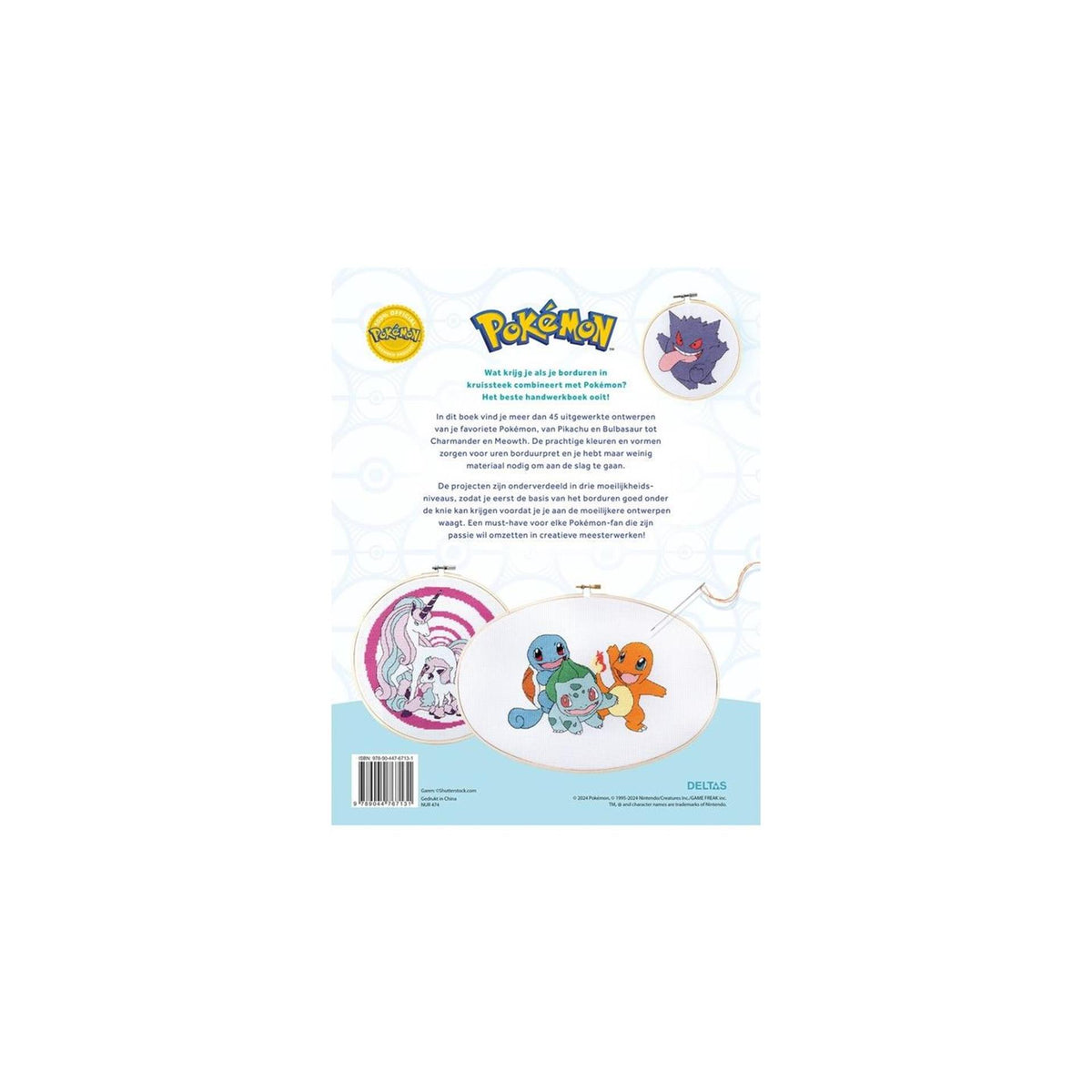 Bordado de pokemon deltas