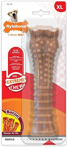 Nylabone Dura Chew para Bijters Hard Bacones Sabor