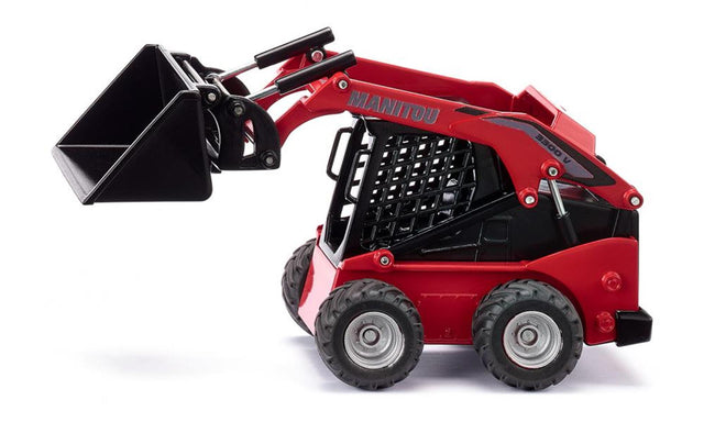 Siku 3049, pala compacta Manitou 3300v, 1:32, plástico metal, rojo, muchas funciones