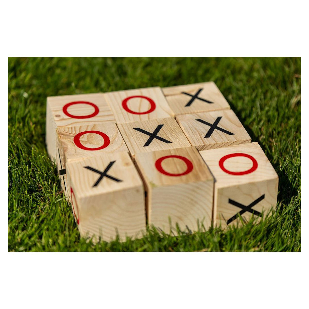 Juego al aire libre tres en raya