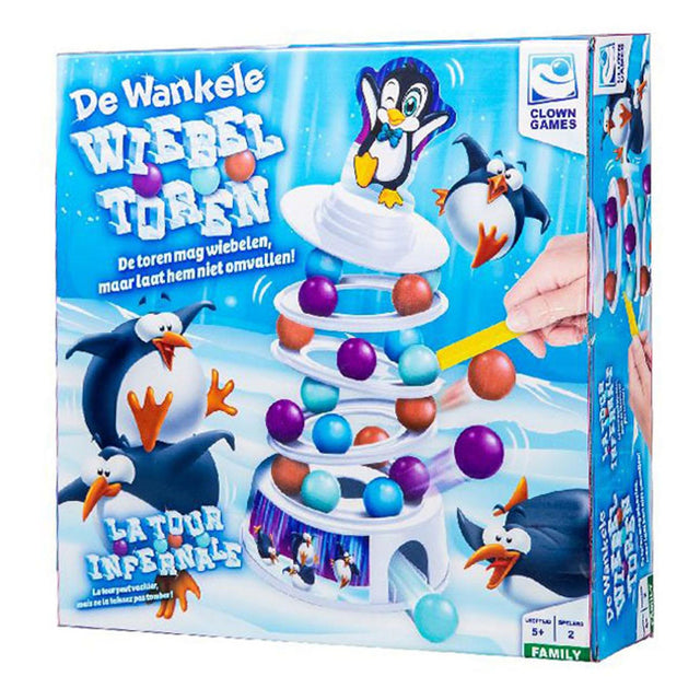 Juegos de payaso torre tambaleante temblorosa