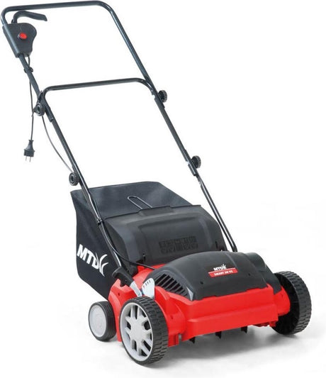 Wolf-garten Escarificador eléctrico regulable en 5 alturas con mango plegable - ancho de trabajo 30 cm - 1200 w - contenedor de recogida 35 litros - smart 30 ve