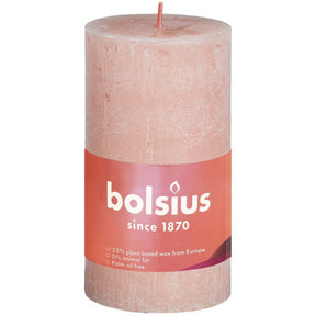 Vela pilar rústica Bolsius 100 50 rosa