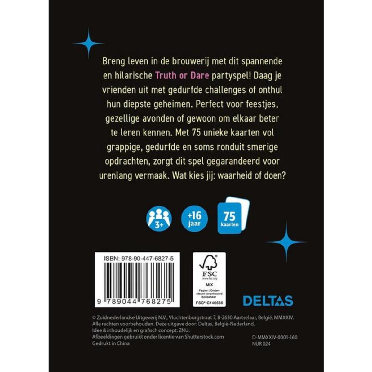 Deltas verdad o desafío - juego de fiesta