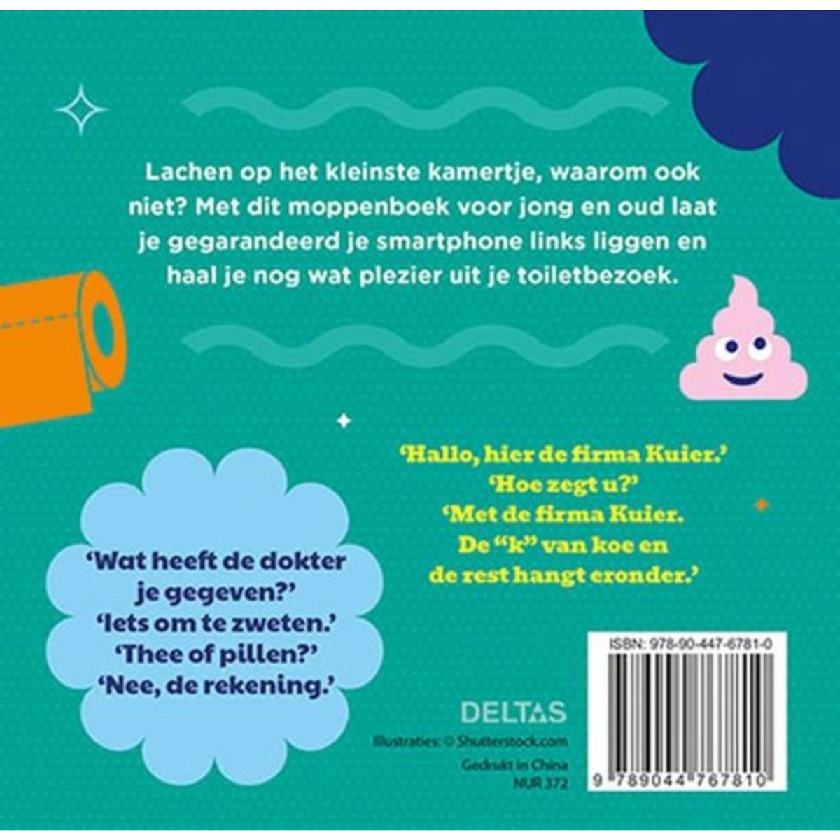 Deltas, el divertido libro de chistes sobre el baño.