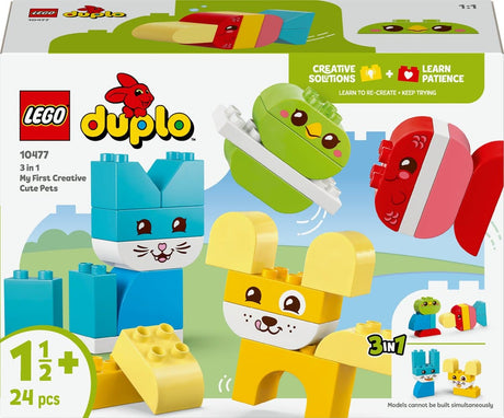 Lego Duplo 10477 3 en 1 Mis primeras mascotas creativas