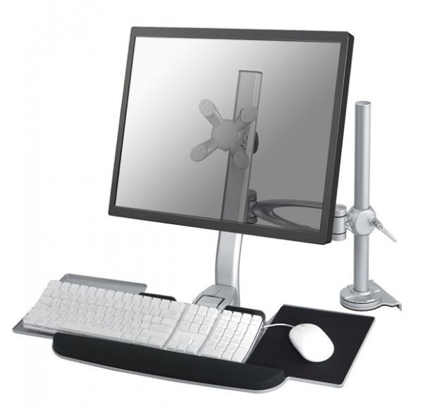 Soporte de escritorio para lcd neomounts fpma-d1020keyb