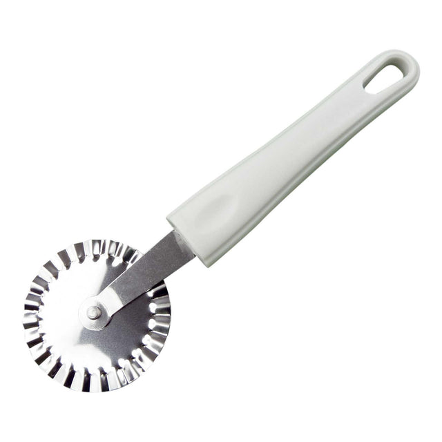 Aro houseware cortador de masa cortador de pizza acero inoxidable con mango de plástico blanco kasun