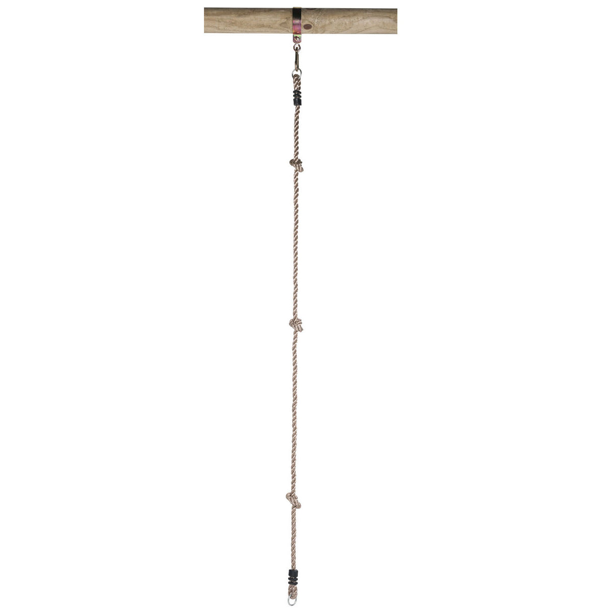 Cuerda de escalada con 2 anillos, 190 cm