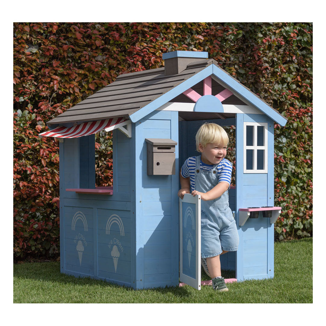 Swinging Wooden Playhouse IceCream