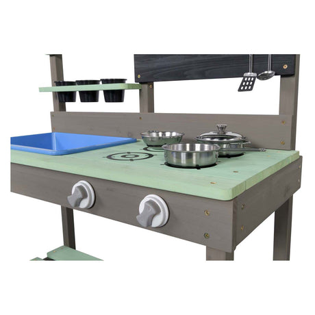 Cocina de barro de madera oscilante
