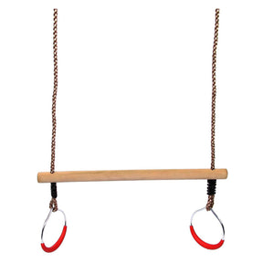 Juego de trapecio Swingking con anillas, 48 cm