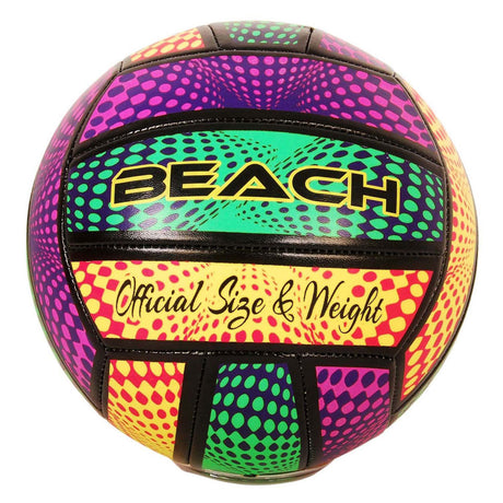 E l deportes voleibol de playa - neón