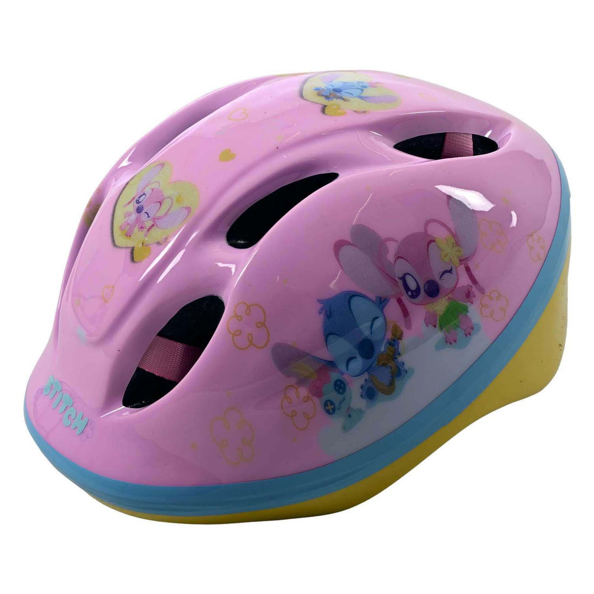 Volare casco bicicleta puntada rosa 52-56cm - 200gr.