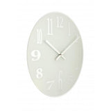 Reloj Nexttime 2472 cristal espejo, ø43 cm, pared, blanco